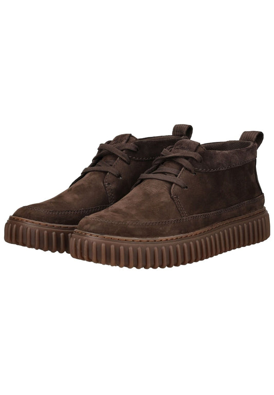 Clarks Stiefelette Nubukleder Dunkelbraun