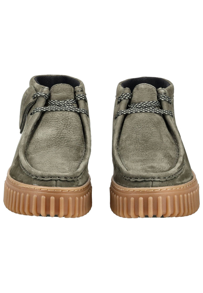 Clarks Stiefelette Nubukleder Dunkelgrün