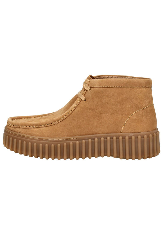 Clarks Stiefelette Nubukleder Tan