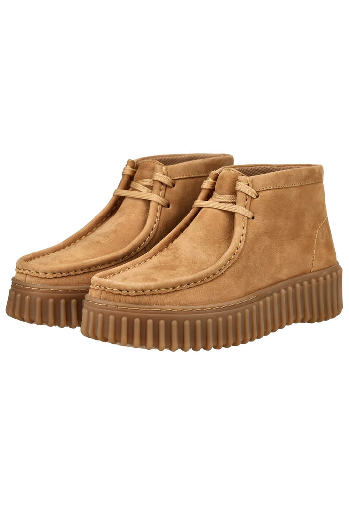 Clarks Stiefelette Nubukleder Tan