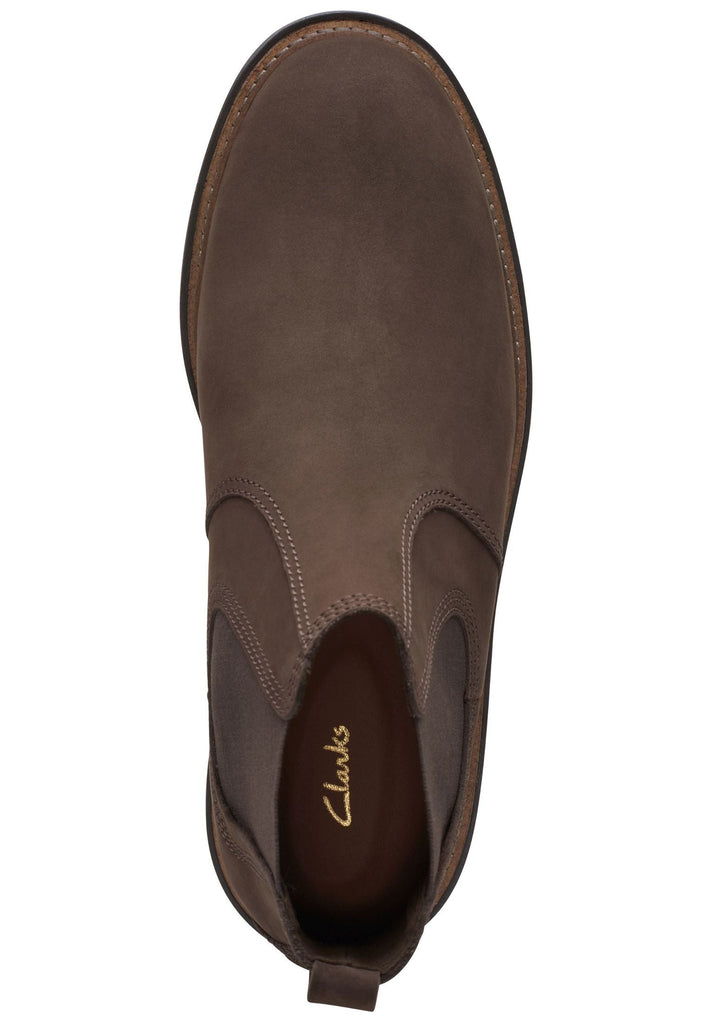 Clarks Stiefelette Nubukleder/Textil Dunkelbraun