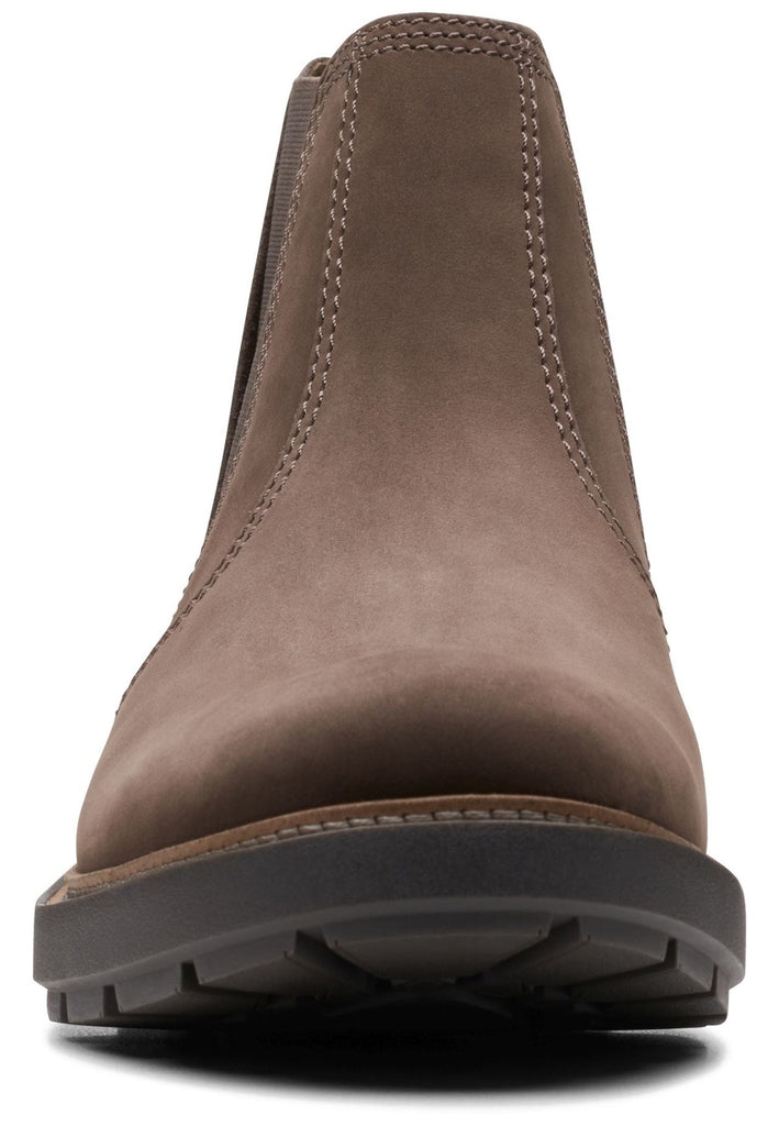 Clarks Stiefelette Nubukleder/Textil Dunkelbraun