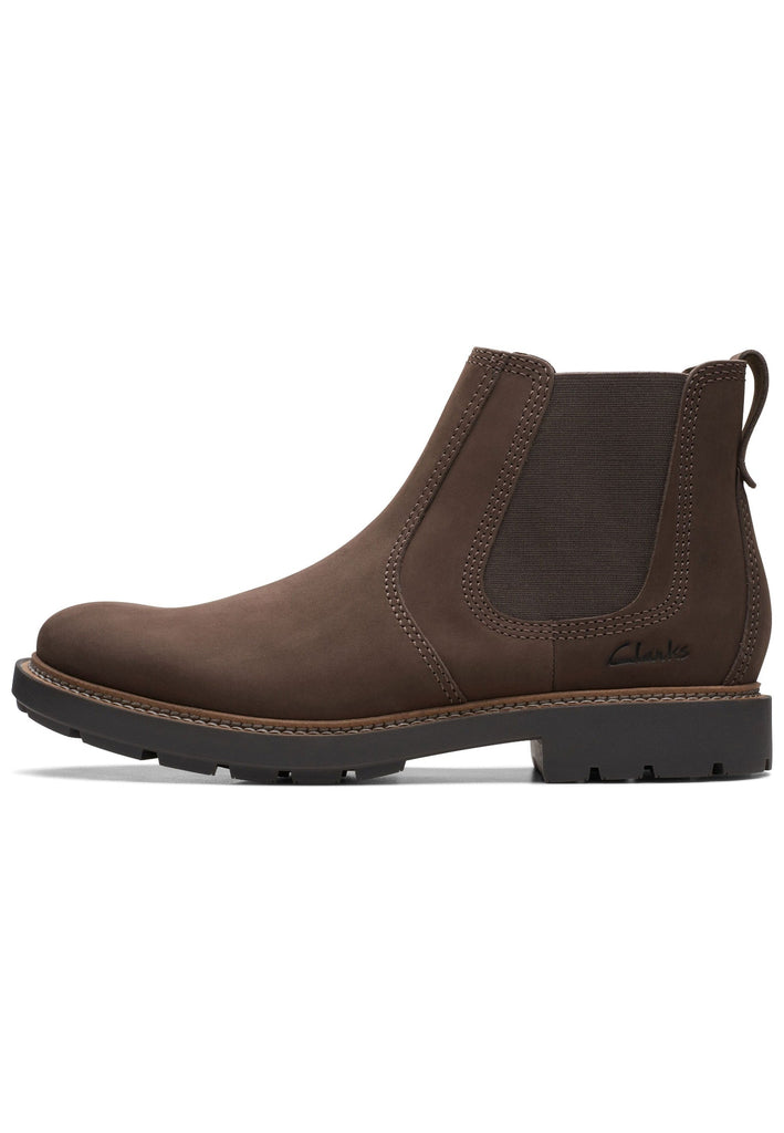 Clarks Stiefelette Nubukleder/Textil Dunkelbraun