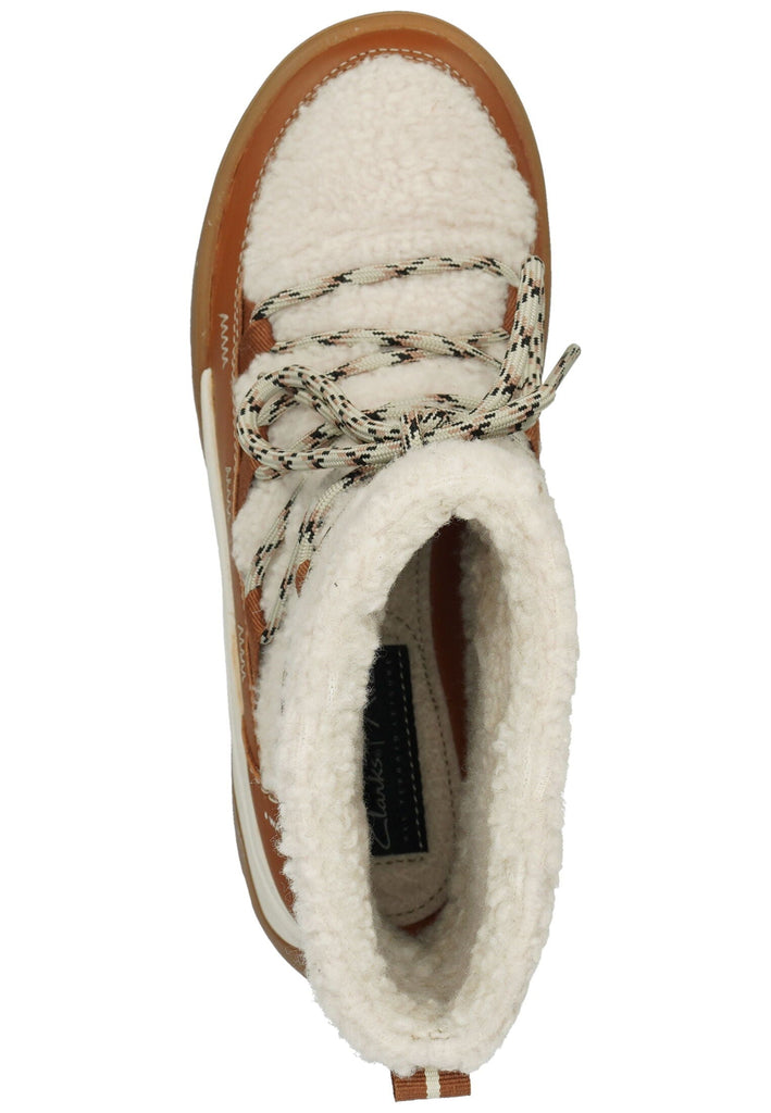 Clarks Stiefelette Textil Ivory Warmfutter
