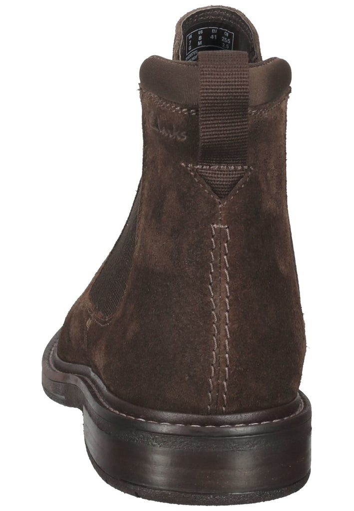 Clarks Stiefelette Veloursleder Braun