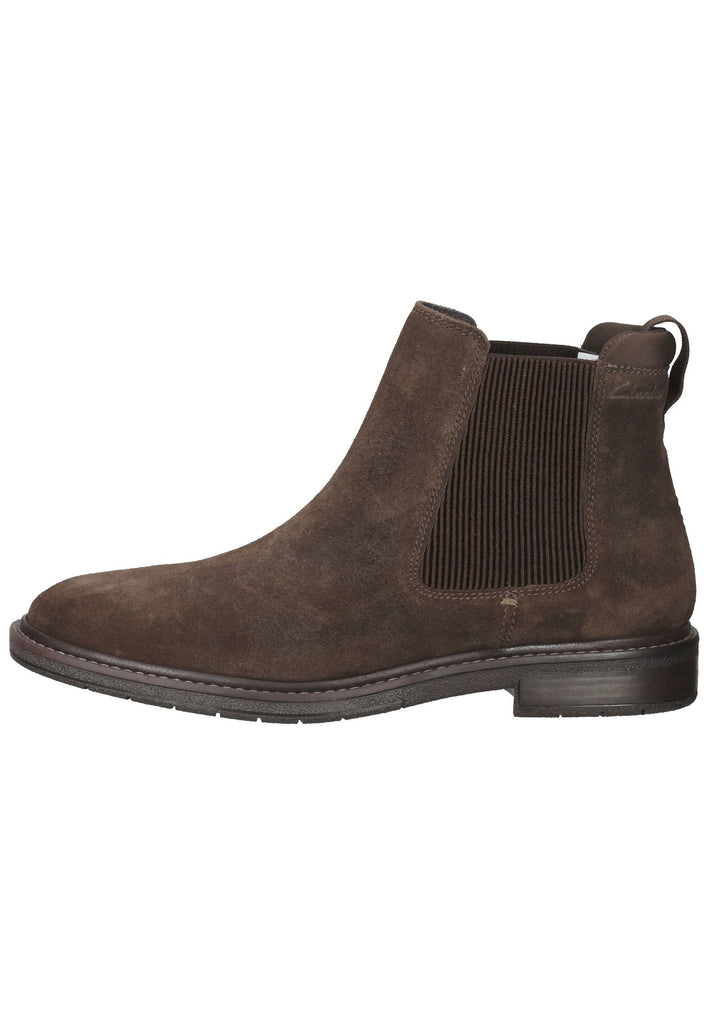 Clarks Stiefelette Veloursleder Braun
