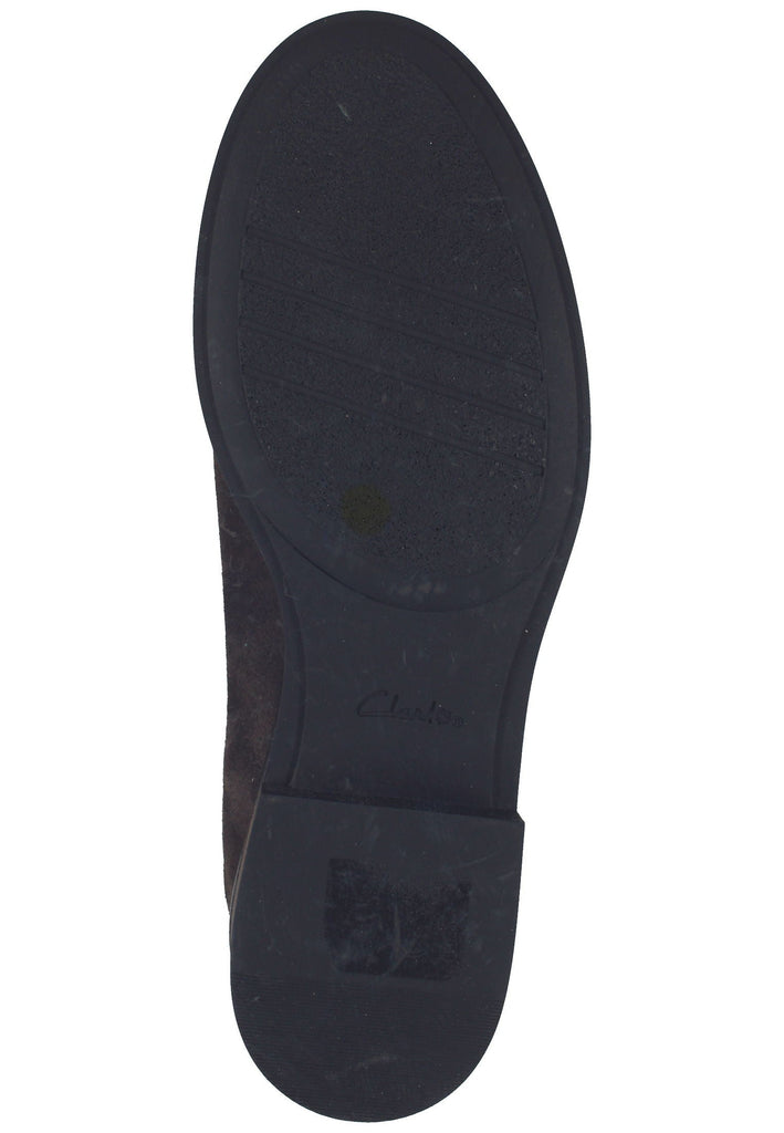 Clarks Stiefelette Veloursleder Braun