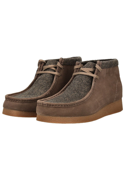Clarks Stiefelette Veloursleder Braun