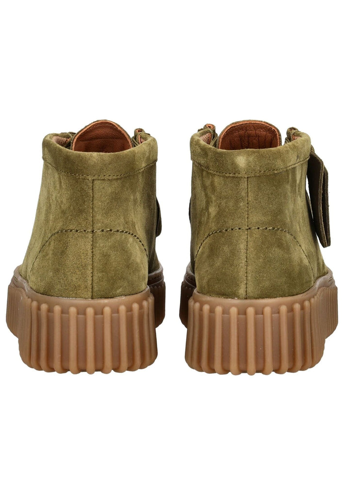 Clarks Stiefelette Veloursleder Olive