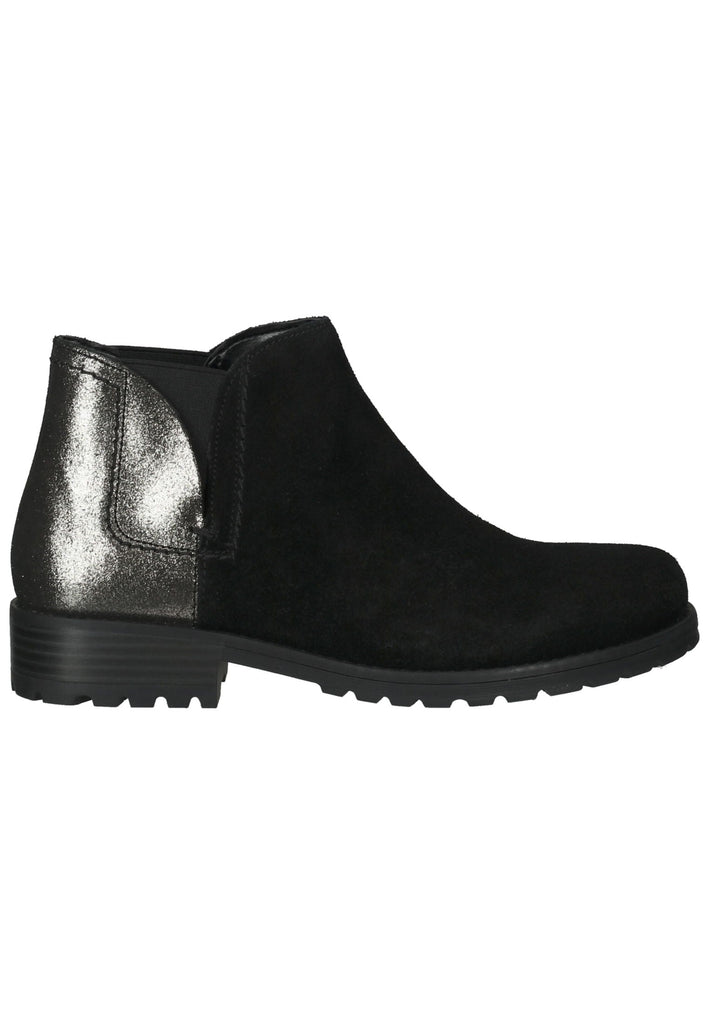 Clarks Stiefelette Veloursleder Schwarz