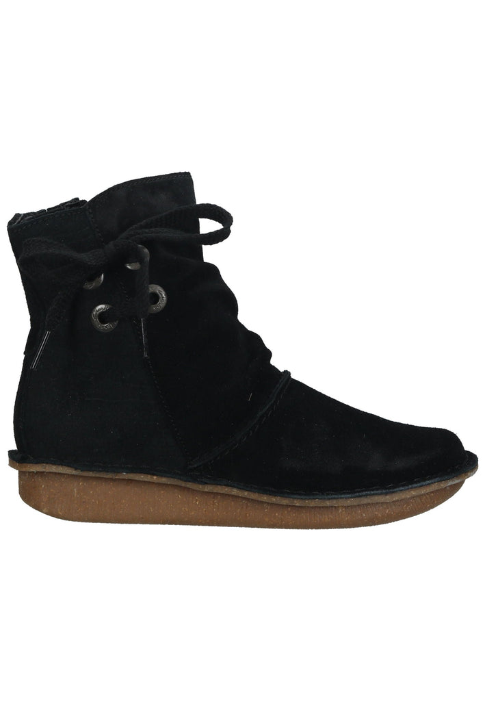Clarks Stiefelette Veloursleder Schwarz