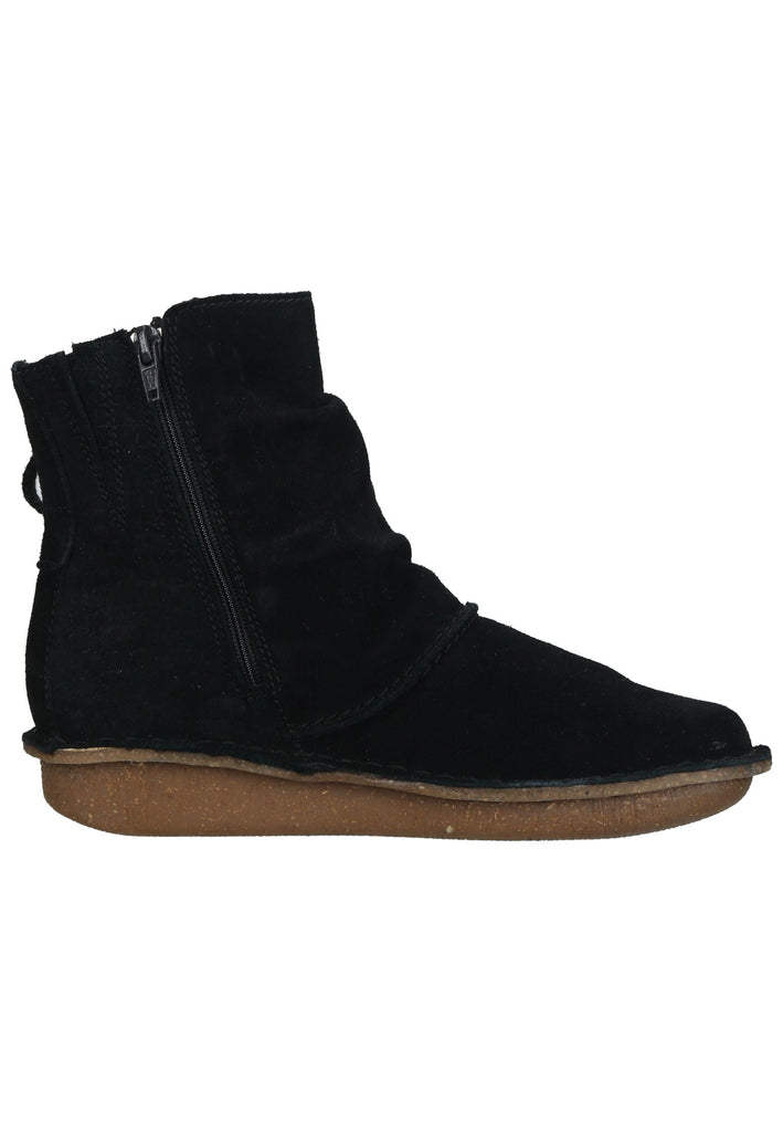 Clarks Stiefelette Veloursleder Schwarz