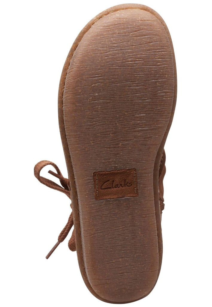 Clarks Stiefelette Veloursleder Tan