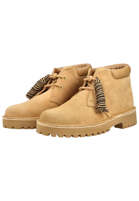 Clarks Stiefelette Veloursleder Tan