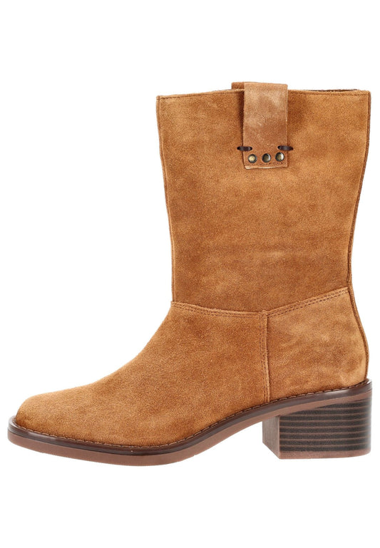 Clarks Stiefelette Veloursleder Tan