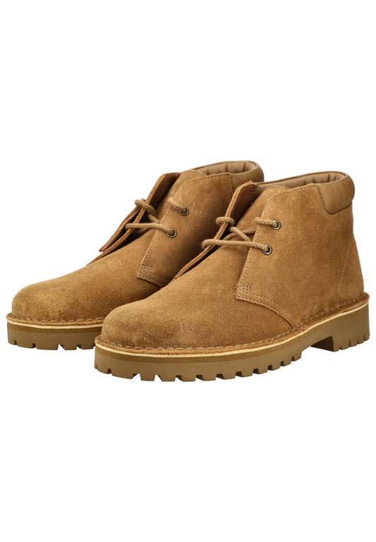 Clarks Stiefelette Veloursleder Tan