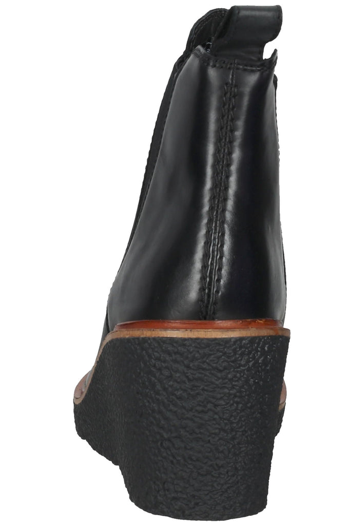 Stiefeletten Clarks Stiefelette Leder Schwarz