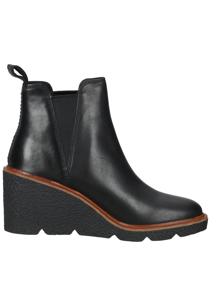 Stiefeletten Clarks Stiefelette Leder Schwarz