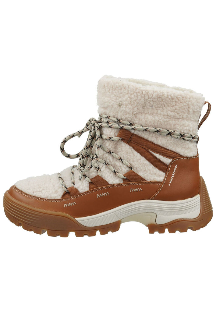 Stiefeletten Clarks Stiefelette Textil Ivory Warmfutter