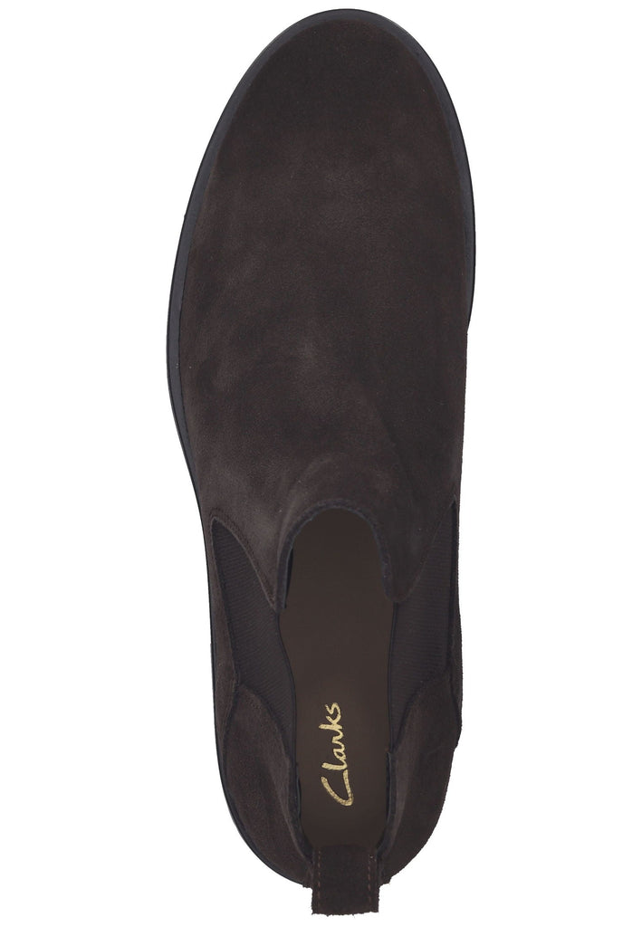 Stiefeletten Clarks Stiefelette Veloursleder Braun