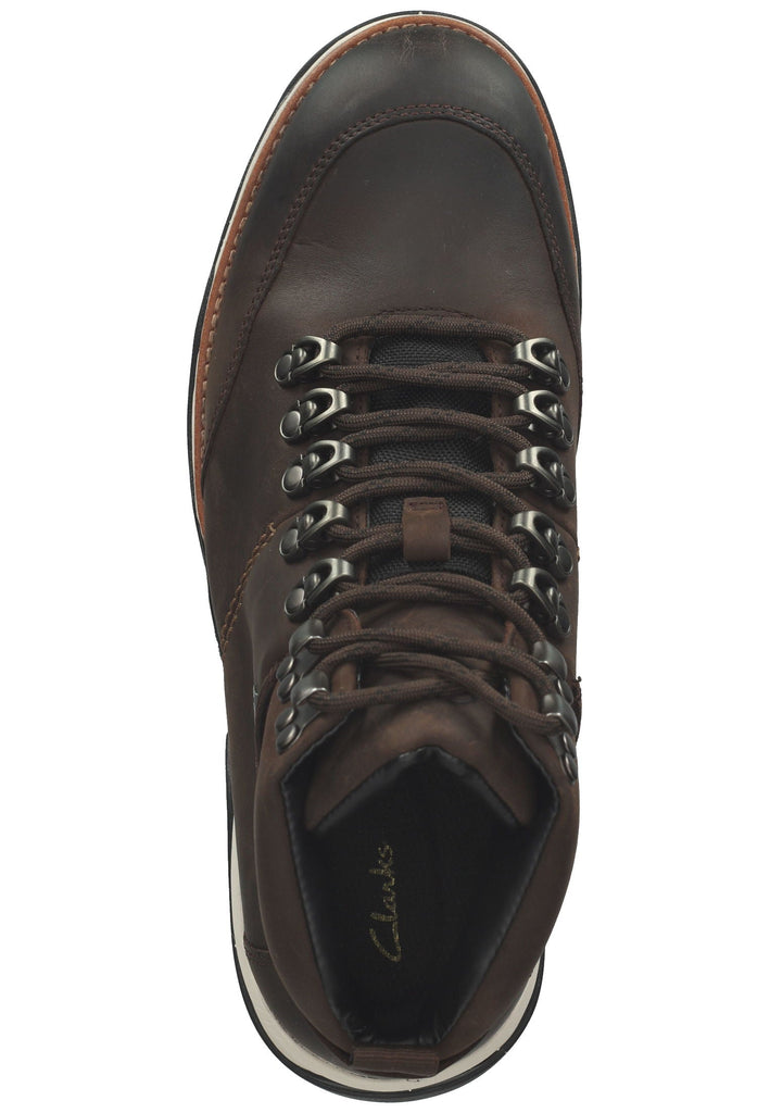 Clarks Wanderschuhe Leder Braun