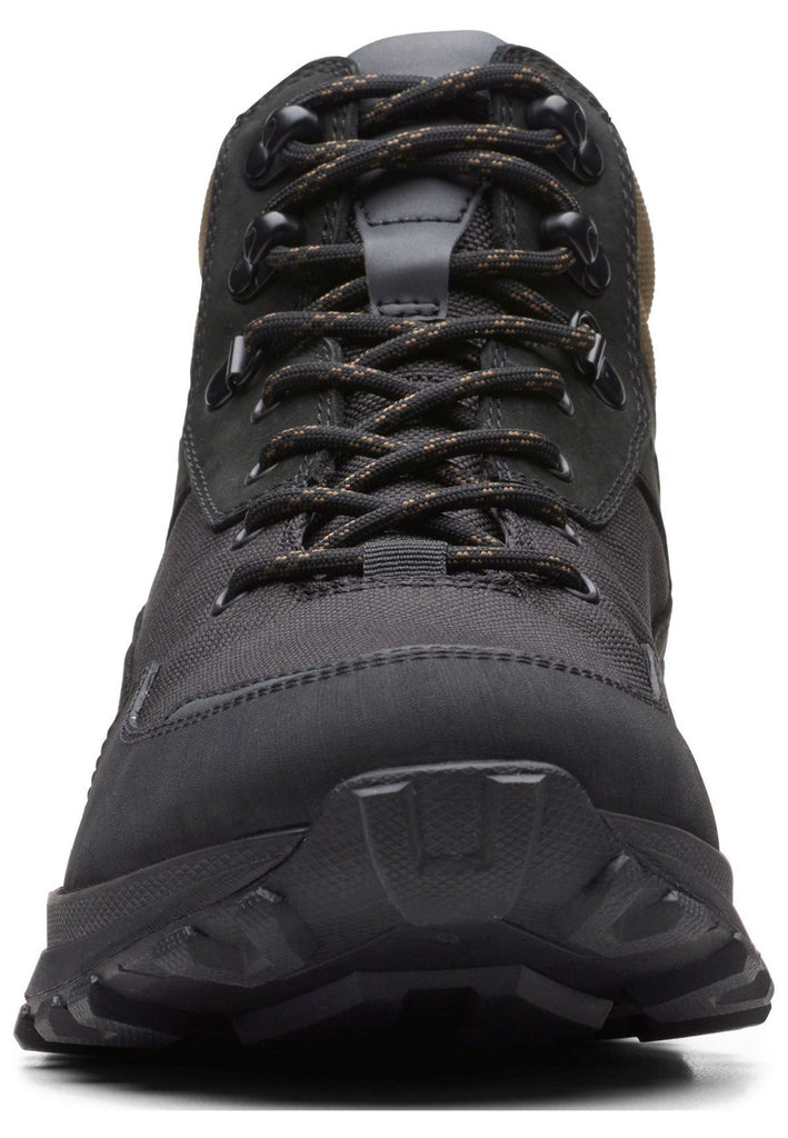 Clarks Wanderschuhe Veloursleder Schwarz