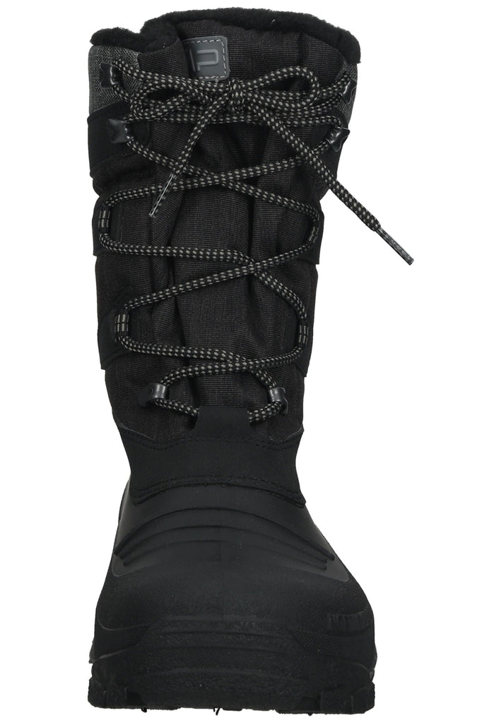 CMP Stiefelette Leder/Textil Schwarz/Grau Warmfutter