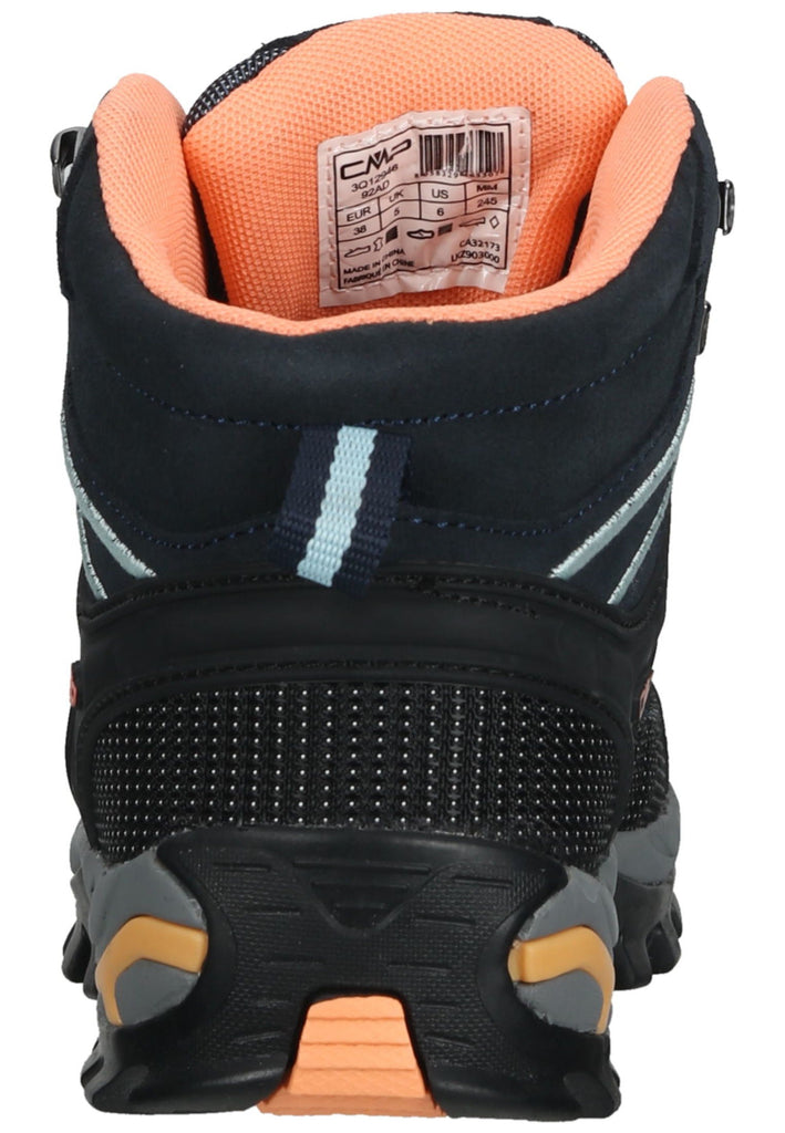 CMP Wanderschuhe Leder/Textil Blau/Orange