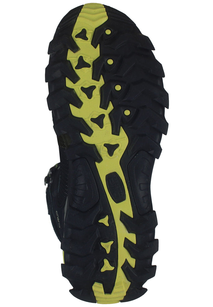 CMP Wanderschuhe Leder/Textil Schwarz/Lime