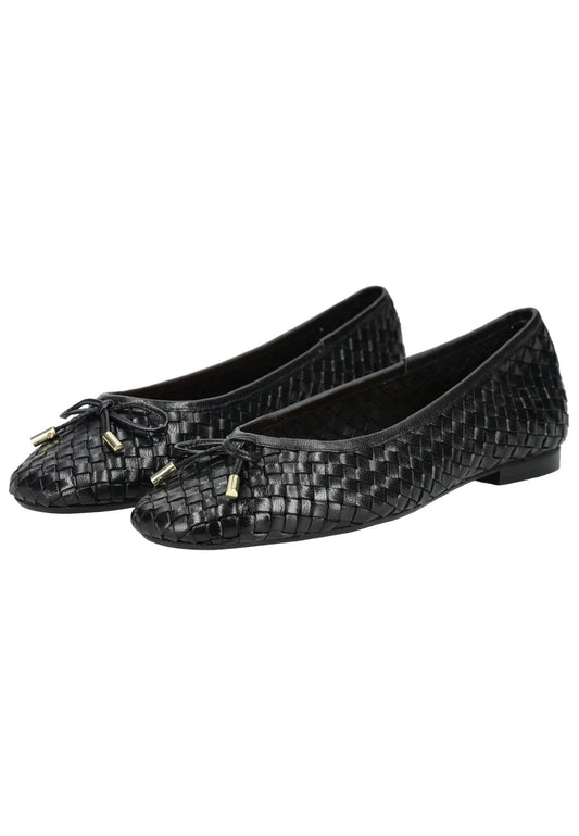 CopenhagenShoes Ballerinas Leder Schwarz/Schwarz
