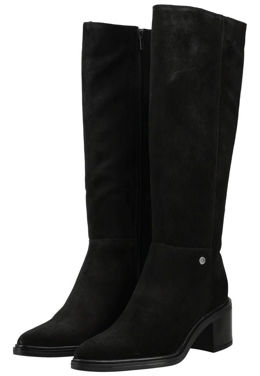 CopenhagenShoes Stiefel Veloursleder Schwarz