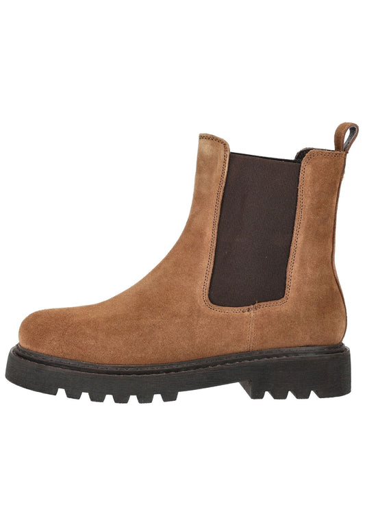 CopenhagenShoes Stiefelette Veloursleder/Textil Braun