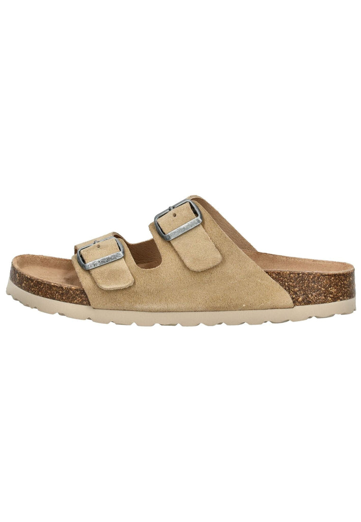 Pantoletten Cosmos Comfort Pantoletten Leder Taupe