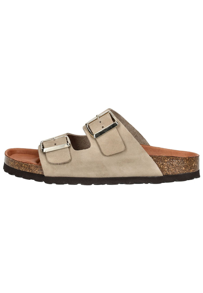 Pantoletten Cosmos Comfort Pantoletten Leder Taupe