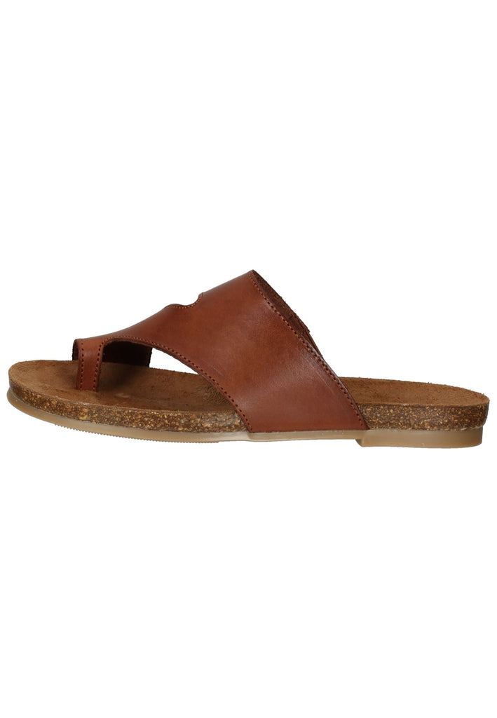 Cosmos Comfort Pantoletten Leder Kastanie