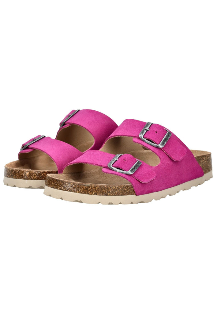Cosmos Comfort Pantoletten Leder Pink