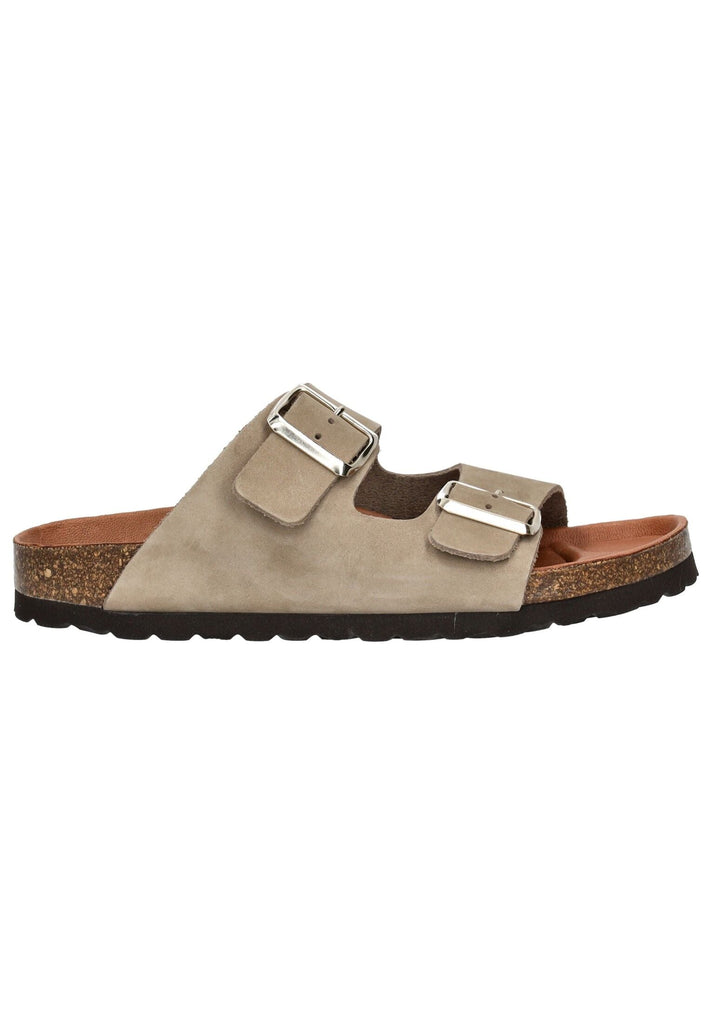 Cosmos Comfort Pantoletten Leder Taupe