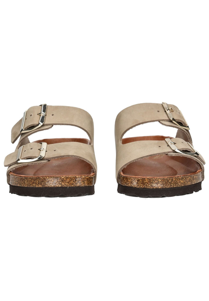 Cosmos Comfort Pantoletten Leder Taupe