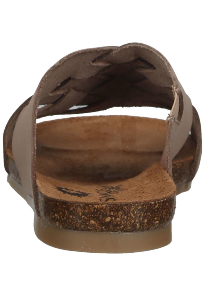 Cosmos Comfort Pantoletten Leder Taupe