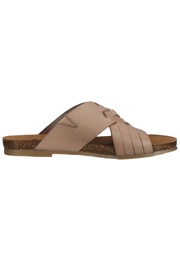 Cosmos Comfort Pantoletten Leder Taupe
