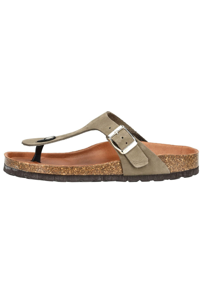 Sandalen Cosmos Comfort Zehensteg Leder Khaki