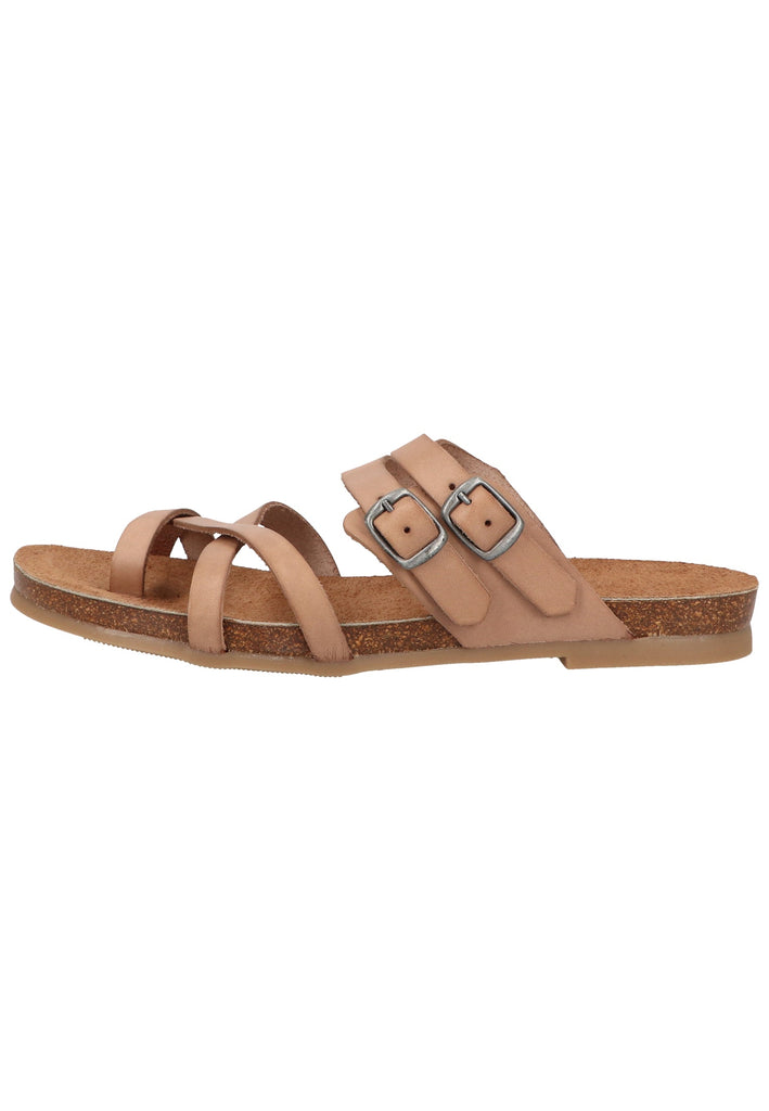 Sandalen Cosmos Comfort Zehensteg Leder Taupe