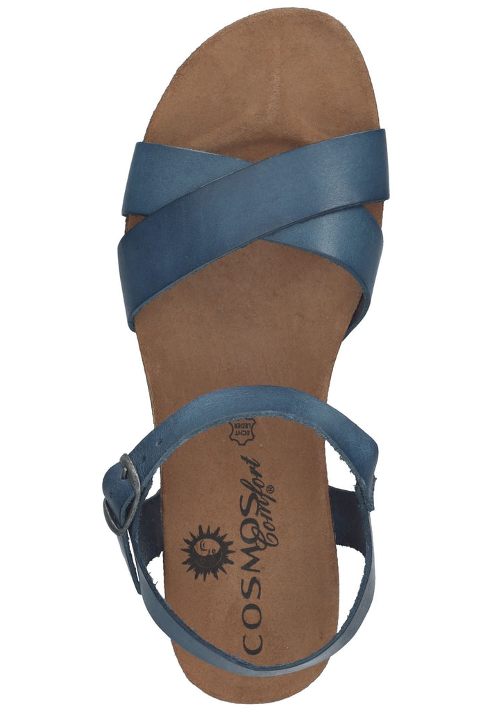 Cosmos Comfort Sandalen Leder Blau