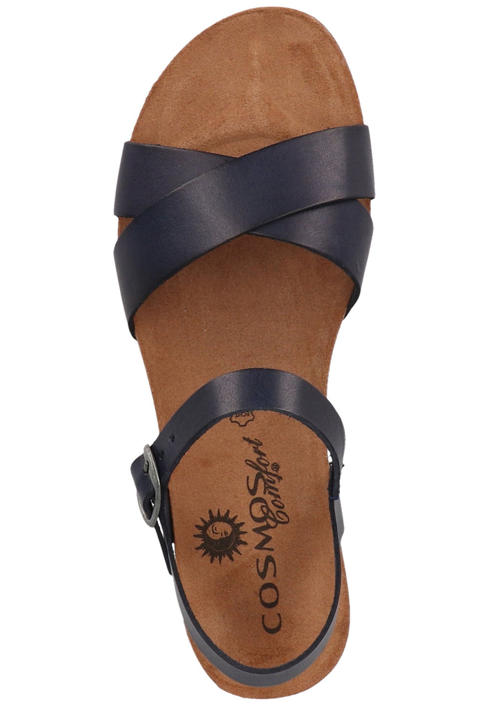 Cosmos Comfort Sandalen Leder Dunkelblau