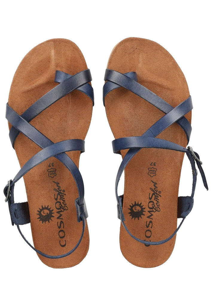 Cosmos Comfort Sandalen Leder Dunkelblau