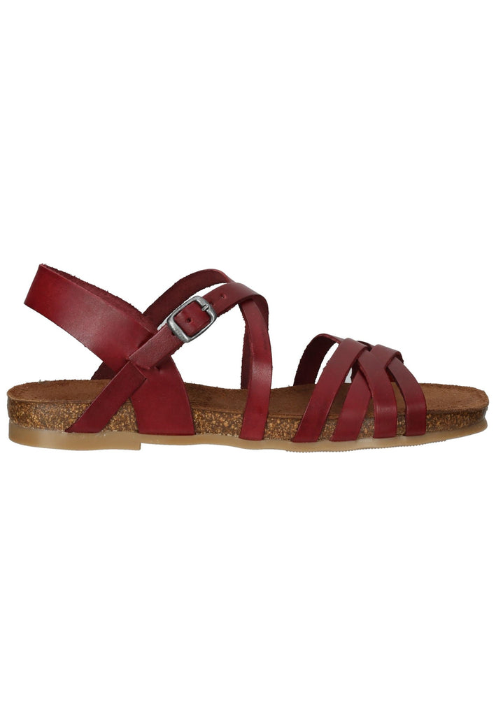 Cosmos Comfort Sandalen Leder Dunkelrot