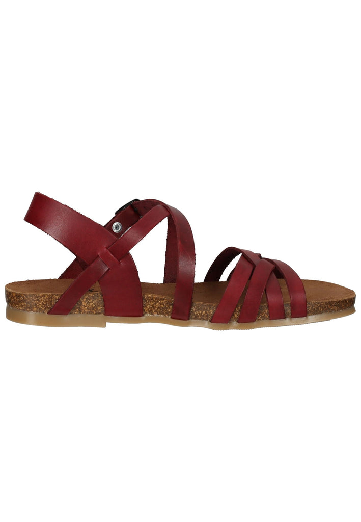 Cosmos Comfort Sandalen Leder Dunkelrot
