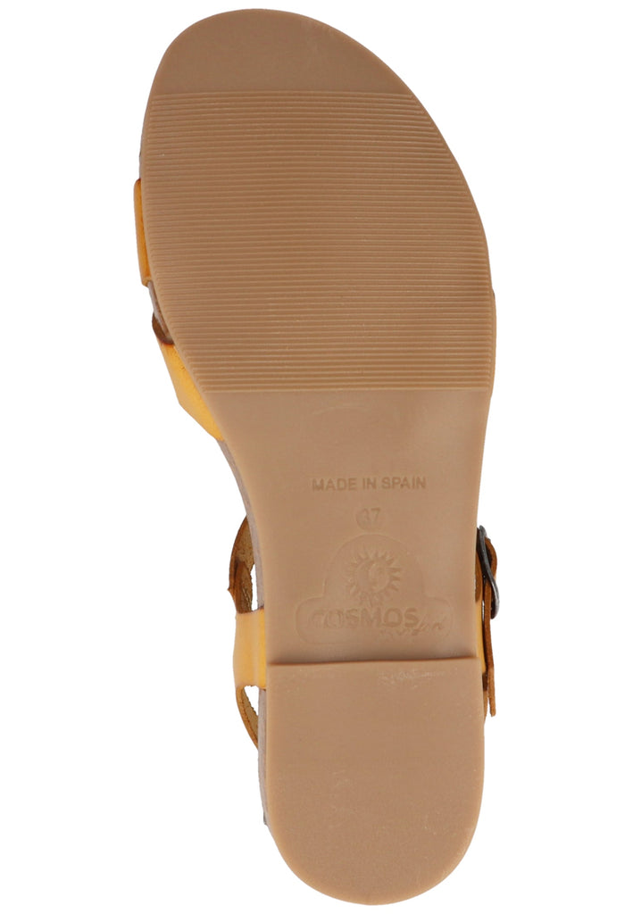 Cosmos Comfort Sandalen Leder Gelb