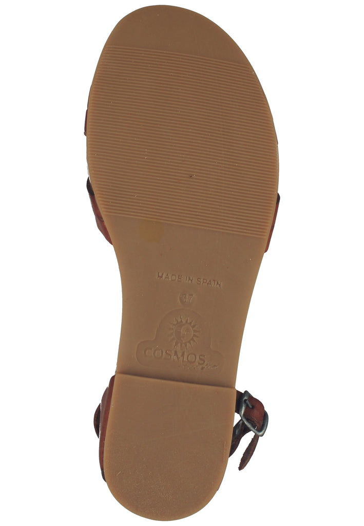 Cosmos Comfort Sandalen Leder Kastanie