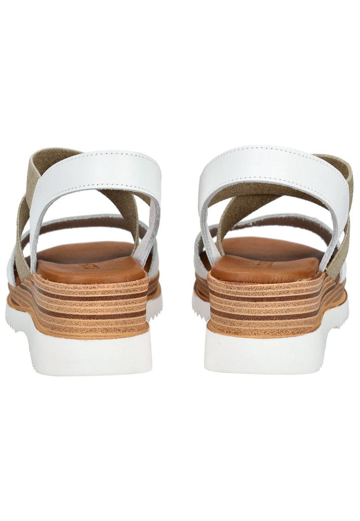Cosmos Comfort Sandalen Leder Weiß